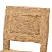 bali & pari Anfield Modern Bohemian Natural Seagrass and Mahogany Wood Counter Stool - BSOAnfield SH60-Mahogany/Seagrass-CS