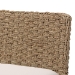 bali & pari Denver Modern Bohemian Natural Seagrass and Acacia Wood 4-Piece Dining Nook Set - BSODenver-Natural Seagrass-4PC Dining Set