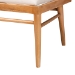 bali & pari Denver Modern Bohemian Natural Seagrass and Acacia Wood 4-Piece Dining Nook Set - BSODenver-Natural Seagrass-4PC Dining Set