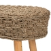 bali & pari Denver Modern Bohemian Natural Seagrass and Acacia Wood Accent Bench - BSODenver-Natural Seagrass (no backs)-Bench
