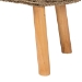 bali & pari Denver Modern Bohemian Natural Seagrass and Acacia Wood Accent Bench - BSODenver-Natural Seagrass (no backs)-Bench