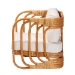 bali & pari Corsa Modern Bohemian Natural Rattan Arm Chair - BSODCWH0020-Biru Natural Rattan-CC