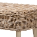 bali & pari Raisa Modern Bohemian Natural Kubu Rattan and Grey Acacia Wood Accent Bench - BSOMona Kubu-Grey/Natural/Light Brown-Bench (no back)