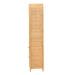 bali & pari Curacao Modern Bohemian Light Honey Rattan 2-Drawer Bookcase - BSOCuracao-Light Honey Rattan-Bookcase