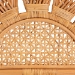 bali & pari Jasmine Modern Bohemian Natural Rattan Queen Size Standalone Headboard - BSOJasmine-Light Honey Rattan-Queen-HB