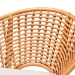 bali & pari Aerin Modern Bohemian Natural Rattan Accent Chair - BSOAerin-Light Honey Rattan-CC