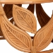 bali & pari Raflesia Modern Bohemian Natural Rattan Coffee Table - BSORaflesia-Light Honey Rattan-CT