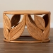 bali & pari Raflesia Modern Bohemian Natural Rattan Coffee Table - BSORaflesia-Light Honey Rattan-CT