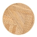bali & pari Iryna Modern Bohemian Natural Rattan End Table - BSOIowai-Natural Rattan-ET