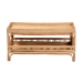 bali & pari Lombok Modern Bohemian Natural Rattan Coffee Table - BSOLombok-Natural Rattan-CT