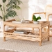 bali & pari Lombok Modern Bohemian Natural Rattan Coffee Table - BSOLombok-Natural Rattan-CT