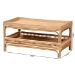 bali & pari Lombok Modern Bohemian Natural Rattan Coffee Table - BSOLombok-Natural Rattan-CT