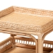 bali & pari Lombok Modern Bohemian Natural Rattan End Table - BSOLombok-Natural Rattan-ET