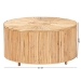 bali & pari Miami Bohemian Light Honey Rattan Coffee Table - BSOMiami-Natural Rattan-CT
