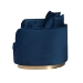 Baxton Studio Deserae Glam and Luxe Navy Blue Velvet and Brushed Gold Metal Sofa - BSOTSF-7021-Navy Blue Velvet-Sofa