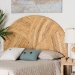 bali & pari Seana Bohemian Honey Rattan King Size Standalone Headboard - BSOWS040-Honey Rattan-King-HB