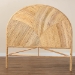 bali & pari Seana Bohemian Honey Rattan King Size Standalone Headboard - BSOWS040-Honey Rattan-King-HB