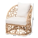 bali & pari Prisca Bohemian Light Honey Rattan Accent Chair - BSOModel 2-Light Honey Rattan-CC