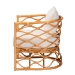 bali & pari Acelynn Bohemian Light Honey Rattan Arm Chair - BSOModel 3-Light Honey Rattan-CC