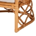 bali & pari Acelynn Bohemian Light Honey Rattan Arm Chair - BSOModel 3-Light Honey Rattan-CC