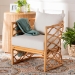 bali & pari Acelynn Bohemian Light Honey Rattan Arm Chair - BSOModel 3-Light Honey Rattan-CC