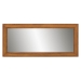 Baxton Studio Rowanne Mid-Century Modern Walnut Brown Rubberwood and Rattan Frame Wall Mirror - BSOBBTM32 A1-Rattan/Walnut-Mirror