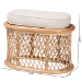bali & pari Ladonna Bohemian Natural Rattan Ottoman Footstool - BSOWS072-Natural Rattan-Stool
