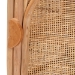 bali & pari Keita Bohemian Natural Rattan and Mahogany Wood Nightstand - BSOWS062-B-Natural Rattan-NS