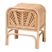 bali & pari Carabella Bohemian Natural Rattan 1-Drawer Nightstand