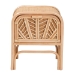 bali & pari Carabella Bohemian Natural Rattan 1-Drawer Nightstand - BSOWS066-Natural Rattan-NS