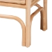 bali & pari Carabella Bohemian Natural Rattan 1-Drawer Nightstand - BSOWS066-Natural Rattan-NS