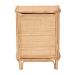 bali & pari Kiara Bohemian Natural Rattan Nightstand - BSOWS050-Natural Rattan-NS