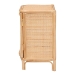 bali & pari Kiara Bohemian Natural Rattan Nightstand - BSOWS050-Natural Rattan-NS