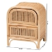 bali & pari Adrika Bohemian Natural Rattan 2-Drawer Nightstand - BSOWS051-Natural Rattan-NS