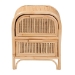 bali & pari Adrika Bohemian Natural Rattan 2-Drawer Nightstand - BSOWS051-Natural Rattan-NS