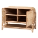 bali & pari Gitano Bohemian Natural Rattan 2-Door Storage Cabinet - BSOWS085-B-Natural Rattan-Cabinet