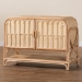 bali & pari Gitano Bohemian Natural Rattan 2-Door Storage Cabinet - BSOWS085-B-Natural Rattan-Cabinet