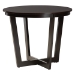 Baxton Studio Aggie Modern Grey Fabric and Dark Brown Finished Wood 5-Piece Dining Set - BSOLindy-Grey/Dark Brown-5PC Dining Set