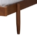 Baxton Studio Calderon Retro-Modern Walnut Brown Finished Wood Queen Size Platform Bed - BSOMG0116-Walnut- Queen