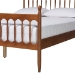 Baxton Studio Deance Retro-Modern Walnut Brown Finished Wood Queen Size Platform Bed - BSOMG0206-Walnut-Queen