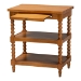 Baxton Studio Imogene Retro-Modern Walnut Brown Finished Wood End Table - BSOJY23A427-Brown Wooden-ET