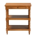Baxton Studio Imogene Retro-Modern Walnut Brown Finished Wood End Table - BSOJY23A427-Brown Wooden-ET