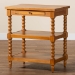 Baxton Studio Imogene Retro-Modern Walnut Brown Finished Wood End Table - BSOJY23A427-Brown Wooden-ET