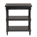 Baxton Studio Imogene Retro-Modern Black Wood End Table - BSOJY23A428-Black Wooden-ET