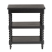 Baxton Studio Imogene Retro-Modern Black Wood End Table - BSOJY23A428-Black Wooden-ET