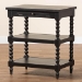 Baxton Studio Imogene Retro-Modern Black Wood End Table - BSOJY23A428-Black Wooden-ET