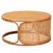 bali & pari Eldon Bohemian Honey Rattan Coffee Table - BSOEldon-Light Honey Rattan-Large-CT