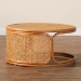bali & pari Eldon Bohemian Honey Rattan Coffee Table - BSOEldon-Light Honey Rattan-Large-CT