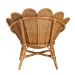 bali & pari Blossom Bohemian Honey Rattan Accent Flower Chair - BSOBlossom-Light Honey Rattan-CC
