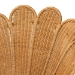 bali & pari Blossom Bohemian Honey Rattan Accent Flower Chair - BSOBlossom-Light Honey Rattan-CC